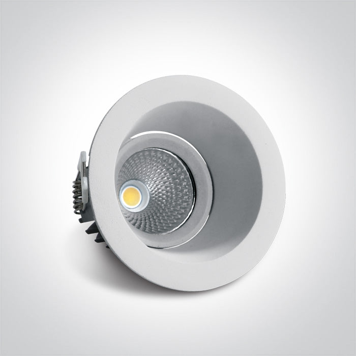 ONE Light Spotlight 7W 560lm 3000K CRI90 60° IP20 White 11107FD/W/W
