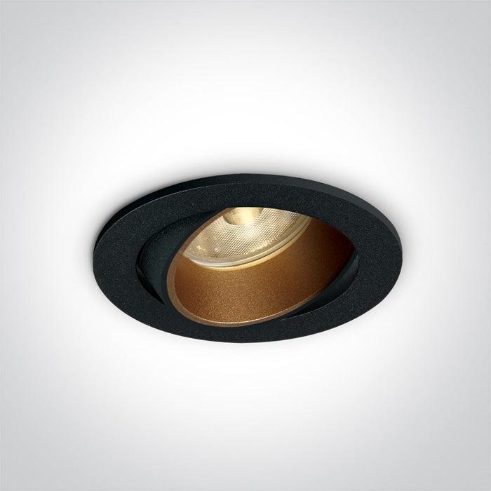 ONE Light | 11107K/B/W BLACK LED 6,5W WW 35deg 700mA ADJUSTABLE DARK LIGHT - OEM NORDIC - Quality Parts Distribution