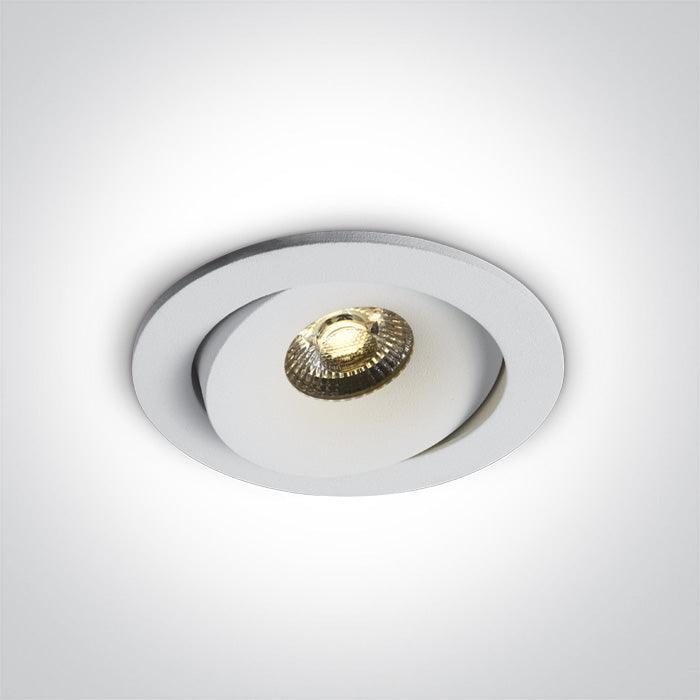 ONE Light | 11107P/W/W WHITE COB LED 6,5W WW 36deg IP54 700mA ADJUSTABLE - OEM NORDIC - Quality Parts Distribution