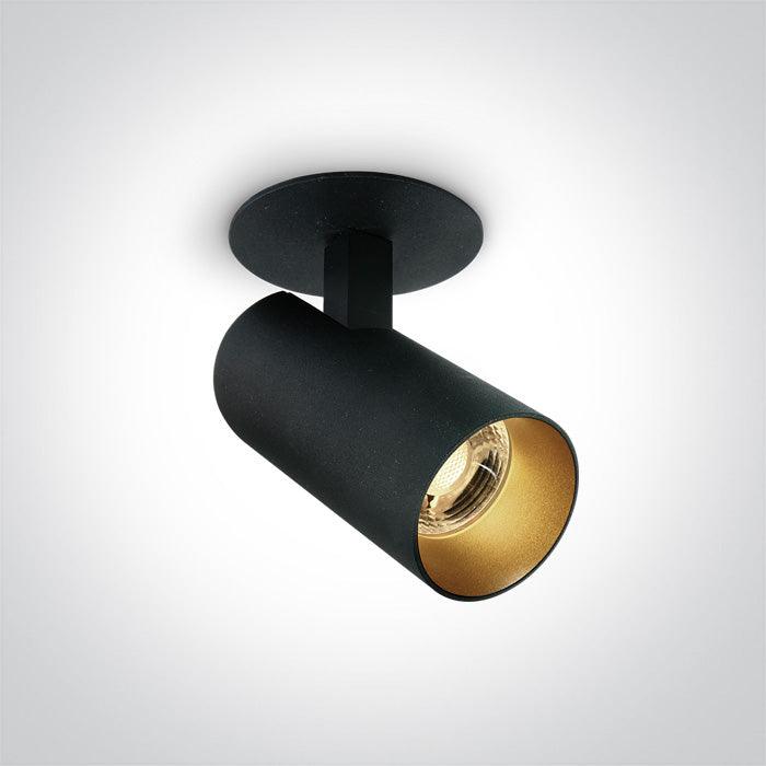 ONE Light | 11107RA/B/W BLACK LED 6,5W WW 36deg 700mA ADJUSTABLE DARK LIGHT - OEM NORDIC - Quality Parts Distribution