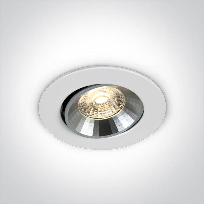 ONE Light Adjustable Recessed Spot 9.2W 620 3000K CRI80 IP20 11109KD/W/W