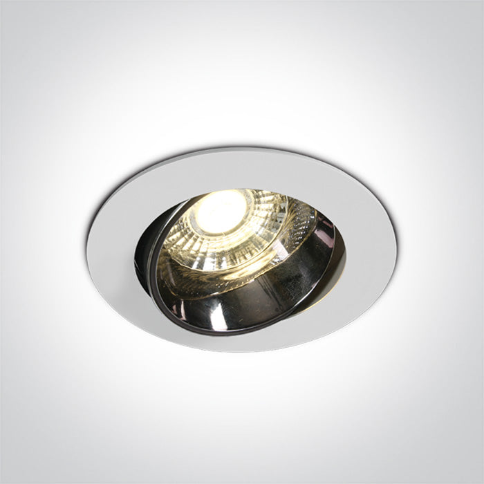 ONE Light Recessed LED Downlight 10W 850lm 3000K CRI80 IP20 White 11110E/W/W