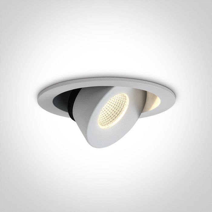 ONE Light | 11113E/W/W WHITE COB LED 12W WW 350mA 36deg IP20 DIMMABLE ADJUSTABLE - OEM NORDIC - Quality Parts Distribution