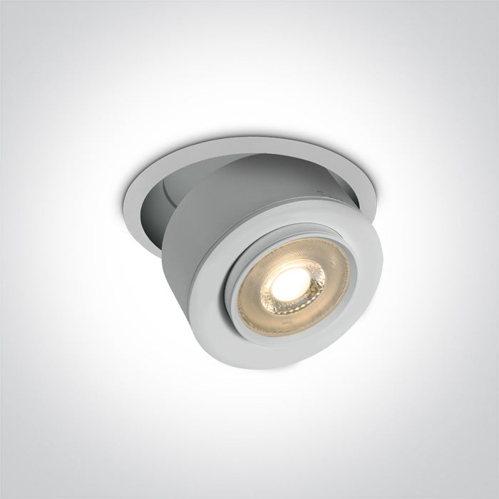 ONE Light Recessed LED Downlight 15W 1500lm 3000K CRI90 IP20 White 11115G/W/W