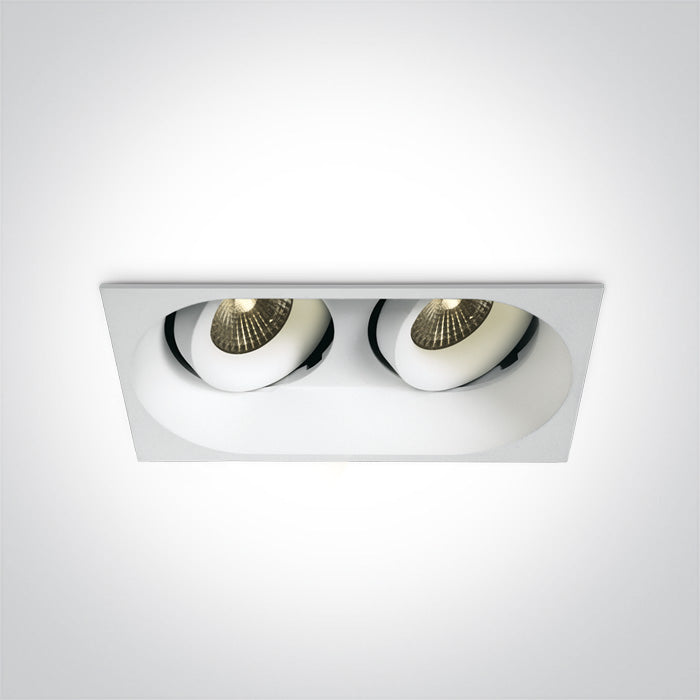 ONE Light | 11207WD/W/W WHITE LED 2x6,5W WW 700mA IP54 ADJUSTABLE DARK LIGHT - OEM NORDIC - Quality Parts Distribution