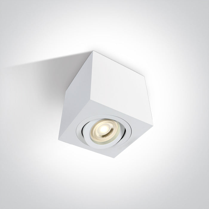 ONE Light Ceiling Light GU10 10W IP20 White 12105AC/W