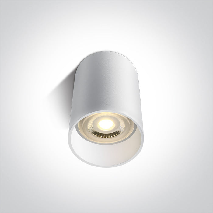 ONE Light Ceiling Light GU10 10W IP20 White 12105E/W