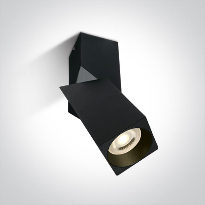 ONE Light Ceiling Light GU10 10W IP20 Black 12105E6/B