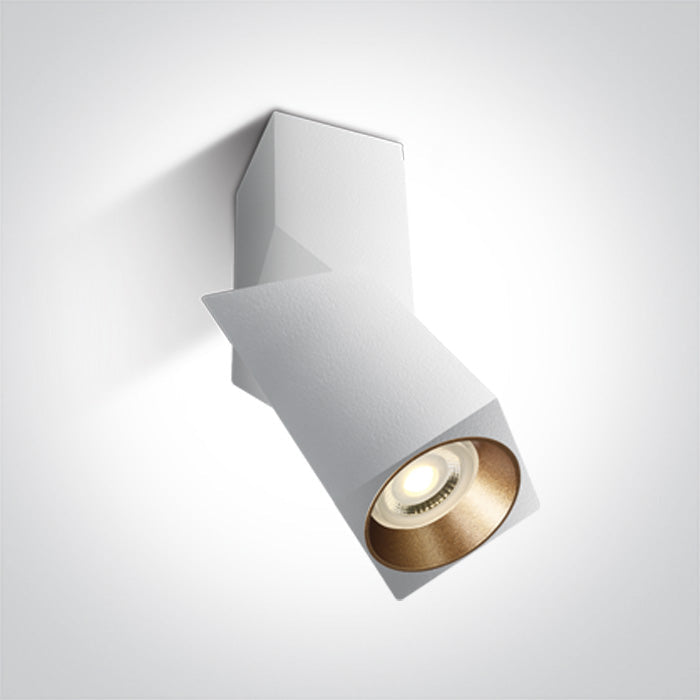 ONE Light Ceiling Light GU10 10W IP20 White 12105E6/W