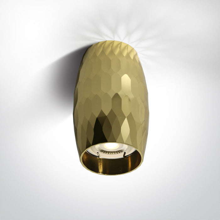 ONE Light Ceiling Light GU10 10W IP20 Brass 12105H/BS
