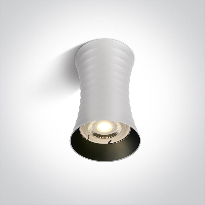 ONE Light Ceiling Light GU10 10W IP20 White 12105L/W