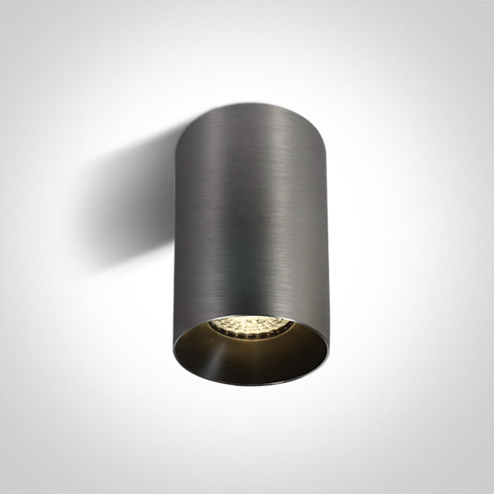 ONE Light Ceiling Light GU10 10W IP20 Metal Grey 12105M/MG