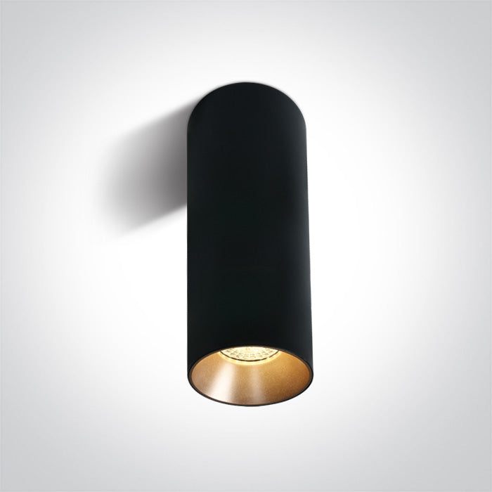 ONE Light Ceiling Light GU10 10W IP20 Black 12105MA/B