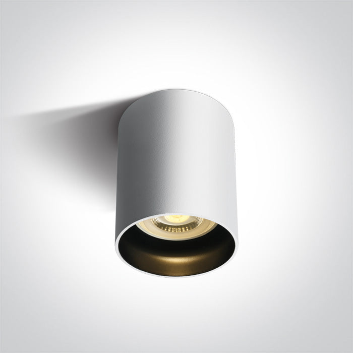 ONE Light Ceiling Light GU10 10W IP20 White-Black 12105N/W