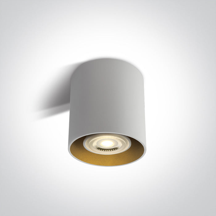 ONE Light Ceiling Light GU10 10W IP20 White 12105T/W