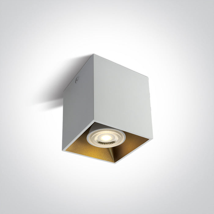 ONE Light Ceiling Light GU10 10W IP20 White 12105TA/W