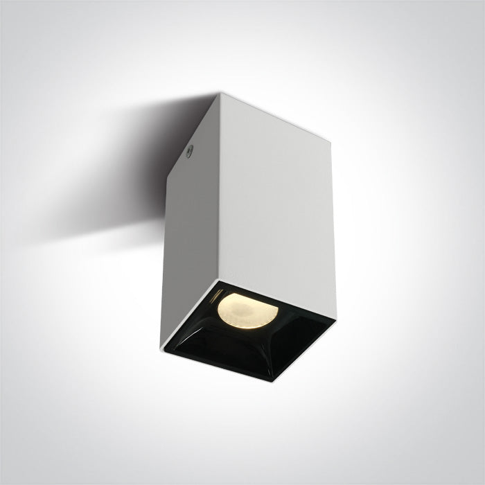 ONE Light | 12107B/W/W WHITE LED 7W WW 36deg IP20 230V DIMMABLE - OEM NORDIC - Quality Parts Distribution