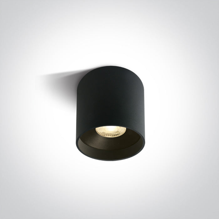 ONE Light | 12108C/B/W BLACK LED 8W WW IP20 38deg 230V - OEM NORDIC - Quality Parts Distribution