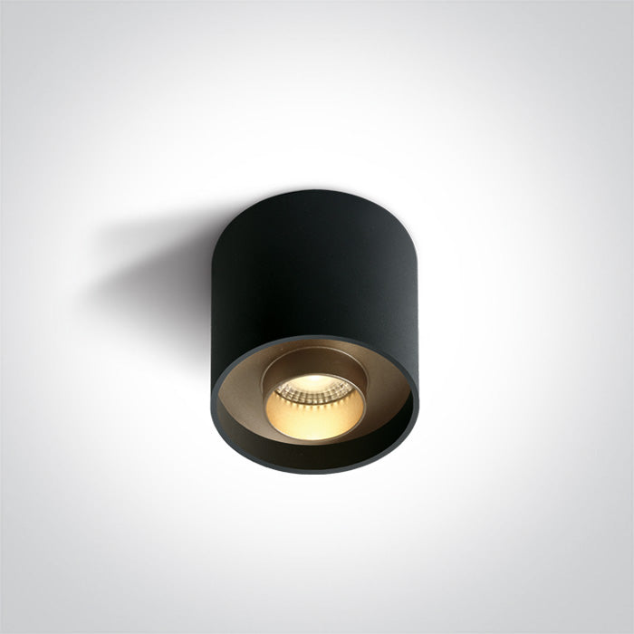 ONE Light | 12108D/B/W BLACK LED 8W WW IP20 230V DARK LIGHT - OEM NORDIC - Quality Parts Distribution