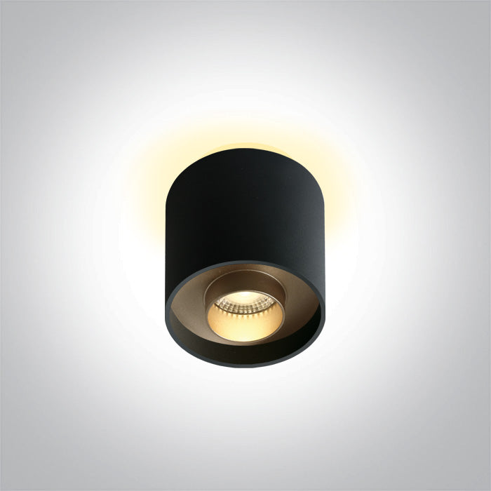 ONE Light Ceiling Light 8W 320 + 100 3000K CRI90 IP20 Black 12108DB/B/W