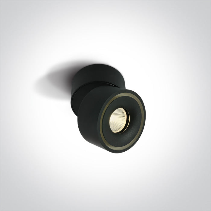 ONE Light | 12108LA/B/W BLACK COB LED 8W WW IP20 230V - OEM NORDIC - Quality Parts Distribution