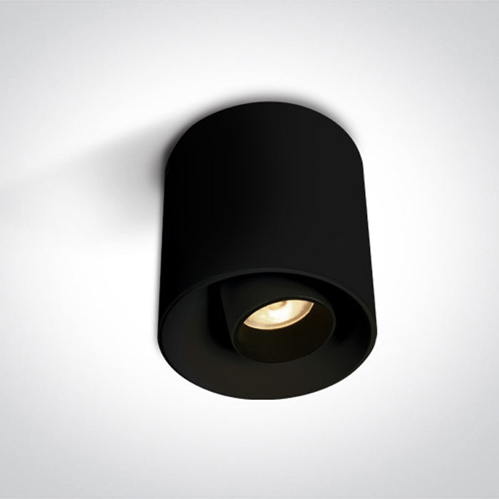 ONE Light Recessed LED Downlight 8W 720lm 3000K CRI90 IP20 Black 12108T/B/W