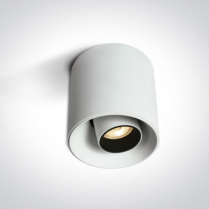 ONE Light Recessed LED Downlight 8W 720lm 3000K CRI90 IP20 White 12108T/W/W