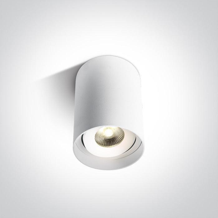 ONE Light Ceiling Light 10W 800lm 3000K CRI90 IP20 White 12110D/W/W