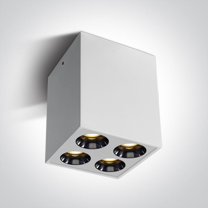 ONE Light Recessed LED Downlight 10W 700lm 3000K CRI90 IP20 White 12110HB/W/W