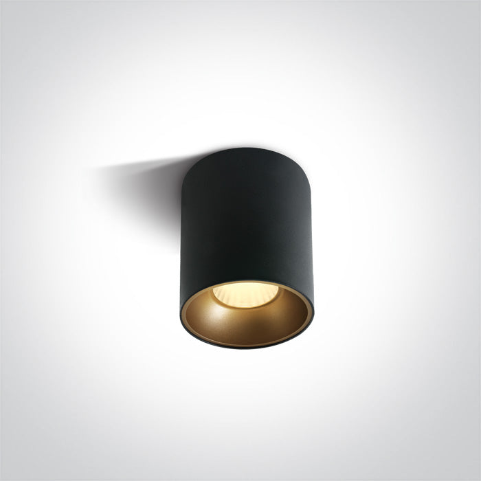 ONE Light Ceiling Light 12W 960lm 3000K CRI80 IP20 Black 12112Z/B/W