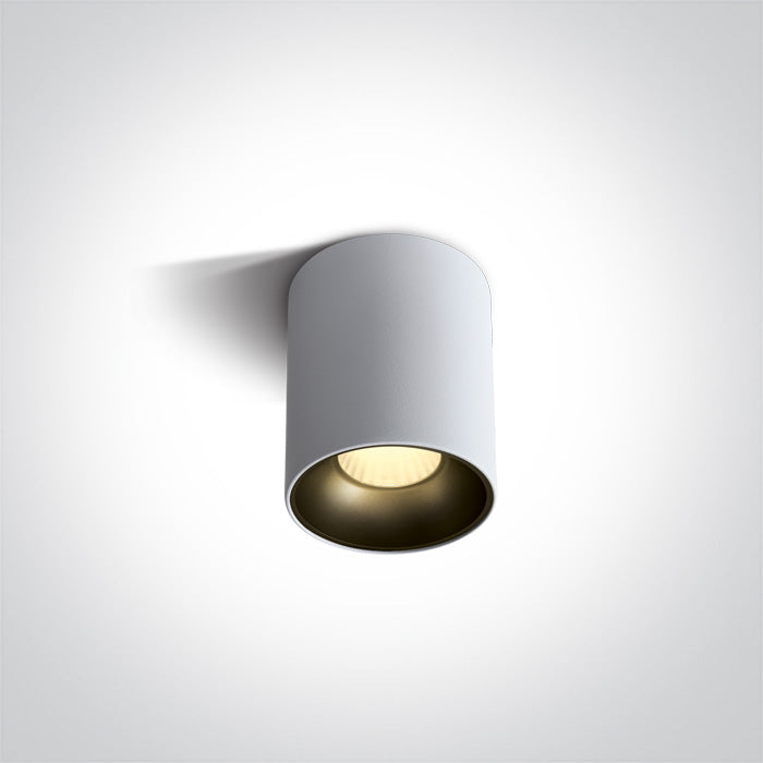 ONE Light Ceiling Light 12W 960lm 3000K CRI80 IP20 White 12112Z/W/W