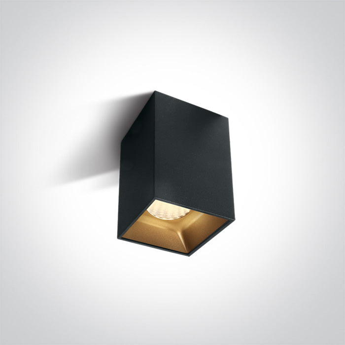 ONE Light Ceiling Light 12W 960lm 3000K CRI80 IP20 Black 12112ZA/B/W