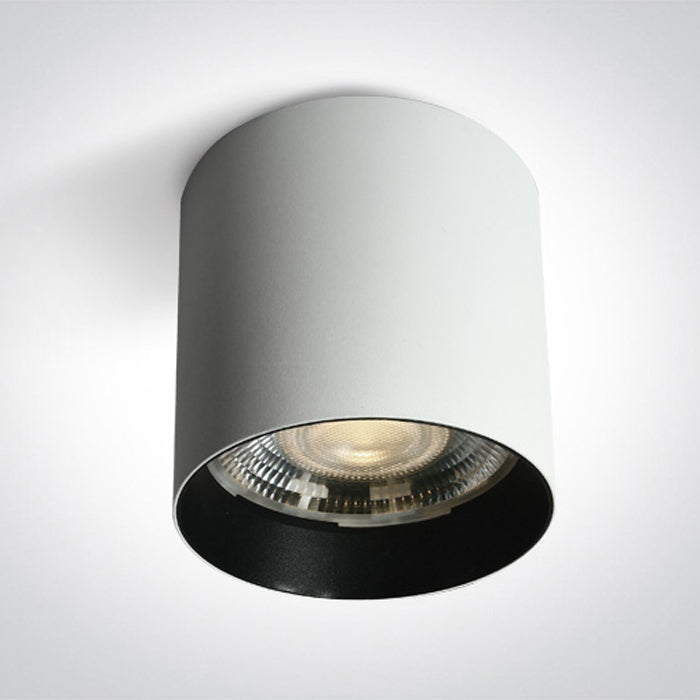 ONE Light Ceiling Light 20W 2400lm 3000K CRI90 IP20 White 12120F/W/W