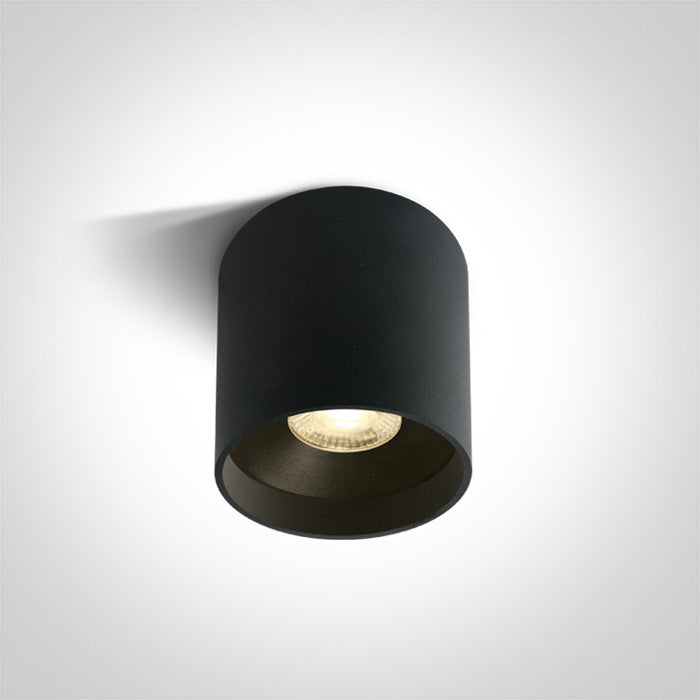 ONE Light Ceiling Light 22W 1500lm 3000K CRI90 IP20 Black 12122C/B/W