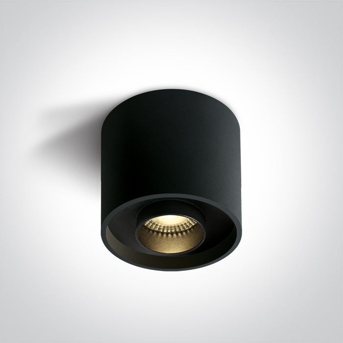 ONE Light Ceiling Light 22W 1540lm 3000K CRI90 IP20 Black 12122D/B/W
