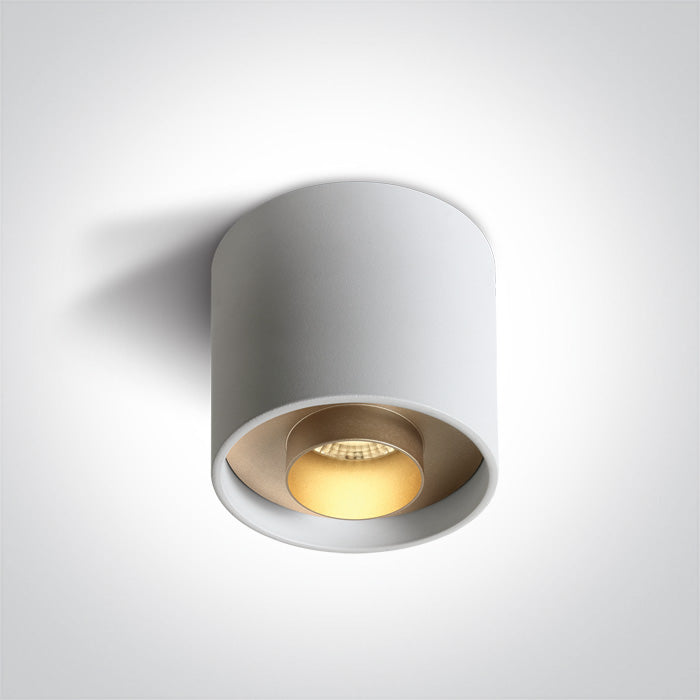 ONE Light Ceiling Light 22W 1540lm 3000K CRI90 IP20 White 12122D/W/W