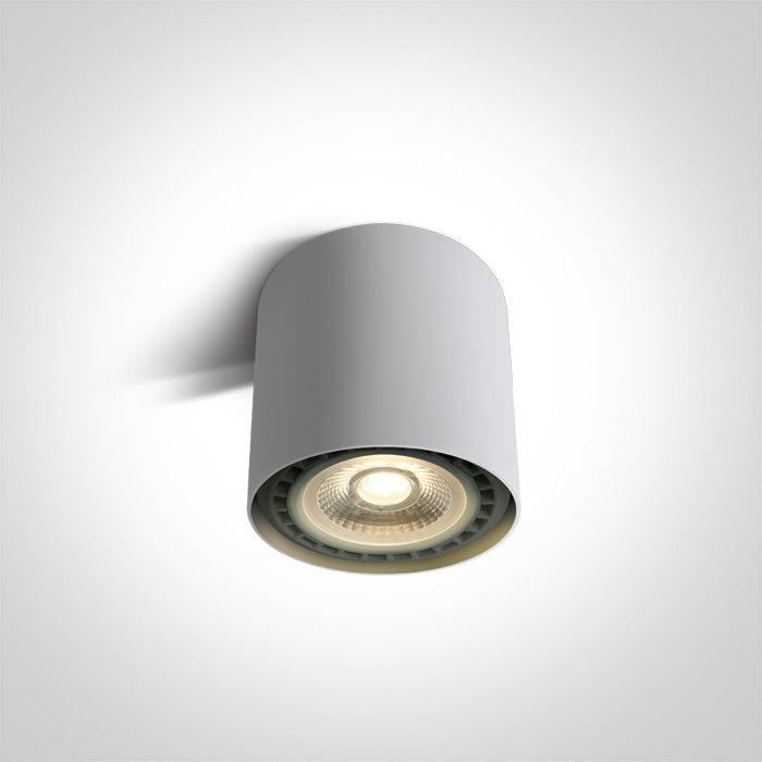 ONE Light Ceiling Light GU10 15W IP20 White 12144/W