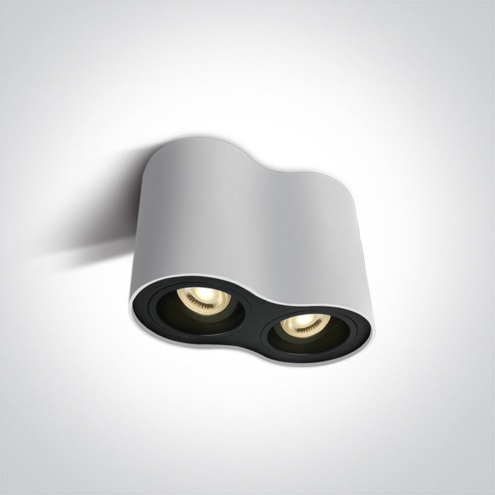 ONE Light | 12205Y/W WHITE GU10 2x10W ADJUSTABLE 100-240V - OEM NORDIC - Quality Parts Distribution