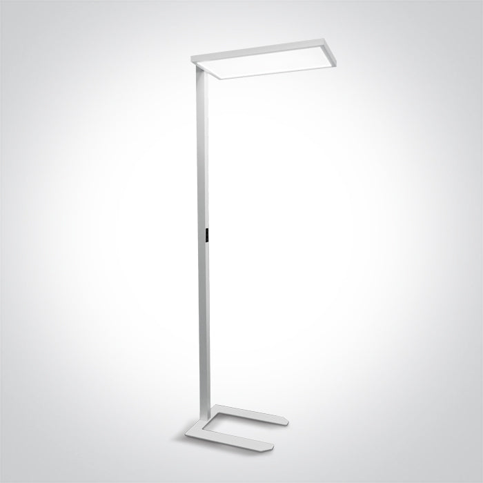 ONE Light | 36002/W/C WHITE 60w FLOOR STAND UGR17 DIMMABLE 230v - OEM NORDIC - Quality Parts Distribution