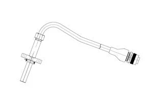 TE / Jaquet Speed Sensor DSD 1810.01 PHW (L=0,825m (MPN: 374Z-04909)