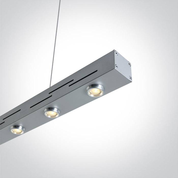 ONE Light | 38018/G/W GREY PENDANT LED 6x1w WW - OEM NORDIC - Quality Parts Distribution