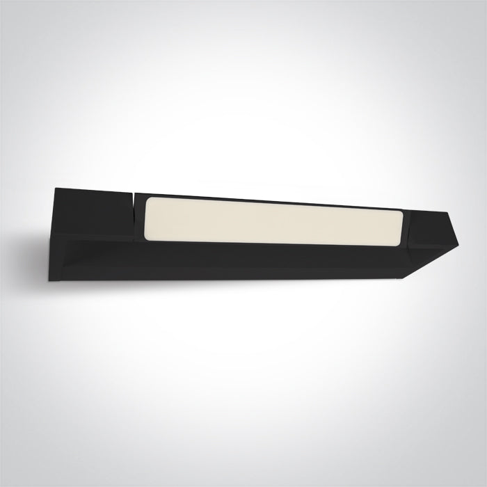 ONE Light | 38112C/B/W BLACK LED BATHROOM / WALL LIGHT 12W WW IP44 230V - OEM NORDIC - Quality Parts Distribution