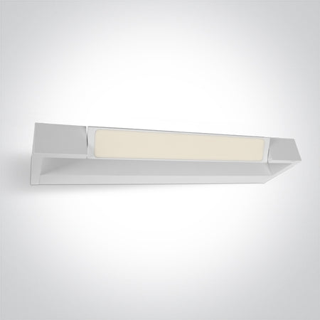 ONE Light | 38112C/W/W WHITE LED BATHROOM / WALL LIGHT 12W WW IP44 230V - OEM NORDIC - Quality Parts Distribution
