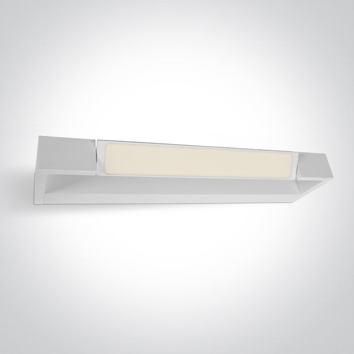 ONE Light | 38112C/W/W WHITE LED BATHROOM / WALL LIGHT 12W WW IP44 230V - OEM NORDIC - Quality Parts Distribution