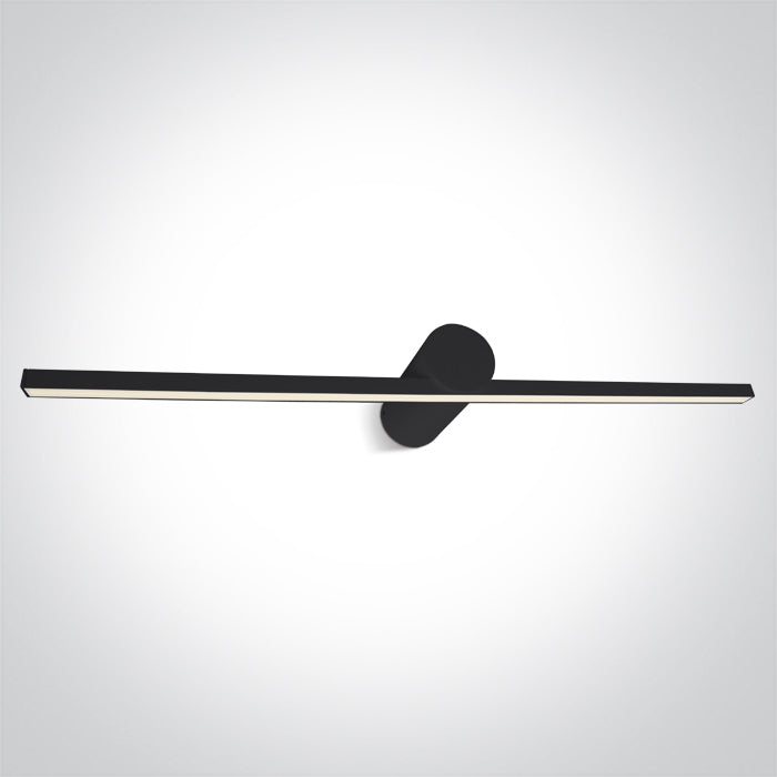 ONE Light | 38114N/B/W BLACK LED BATHROOM / WALL LIGHT 14W WW IP44 230V - OEM NORDIC - Quality Parts Distribution