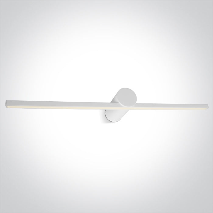 ONE Light | 38114N/W/W WHITE LED BATHROOM / WALL LIGHT 14W WW IP44 230V - OEM NORDIC - Quality Parts Distribution