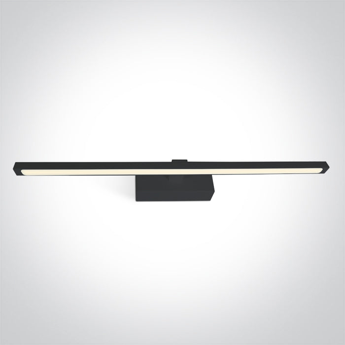 ONE Light | 38114T/B/W BLACK LED BATHROOM / WALL LIGHT 14W WW IP44 230V - OEM NORDIC - Quality Parts Distribution