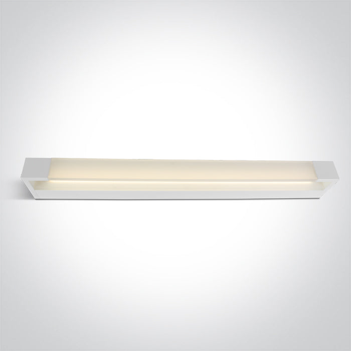 ONE Light | 38120R/W/W WHITE LED BATHROOM / WALL LIGHT 20W WW IP44 230V - OEM NORDIC - Quality Parts Distribution