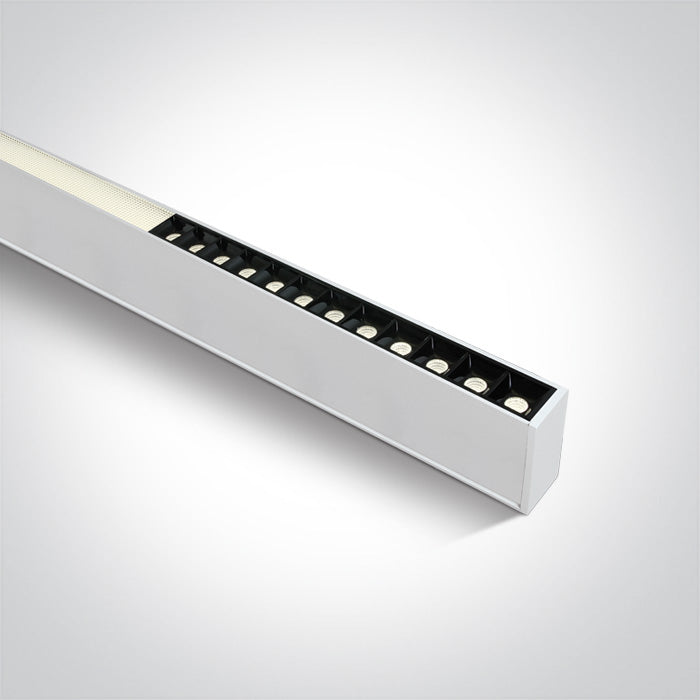 ONE Light | 38150C/W/C WHITE 24pcs SPOTS + DIFFUSER UGR19 LED 40W CW 1200mm LINEAR 230V - OEM NORDIC - Quality Parts Distribution