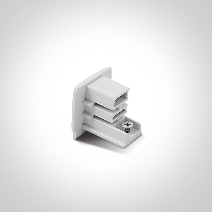 ONE Light Track End Cap White 41022A/W